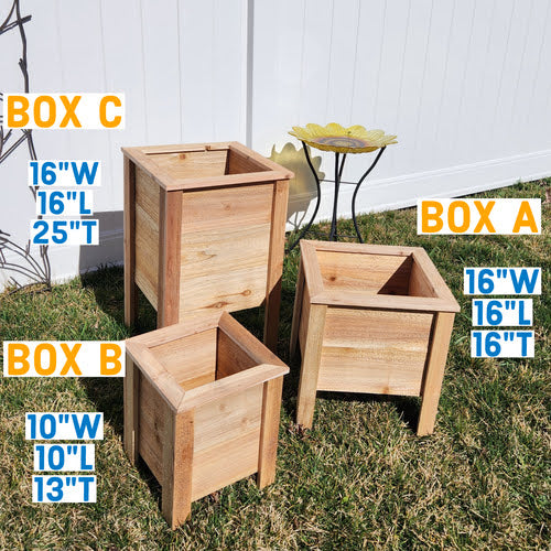 Cedar Planter Box, "Box A"